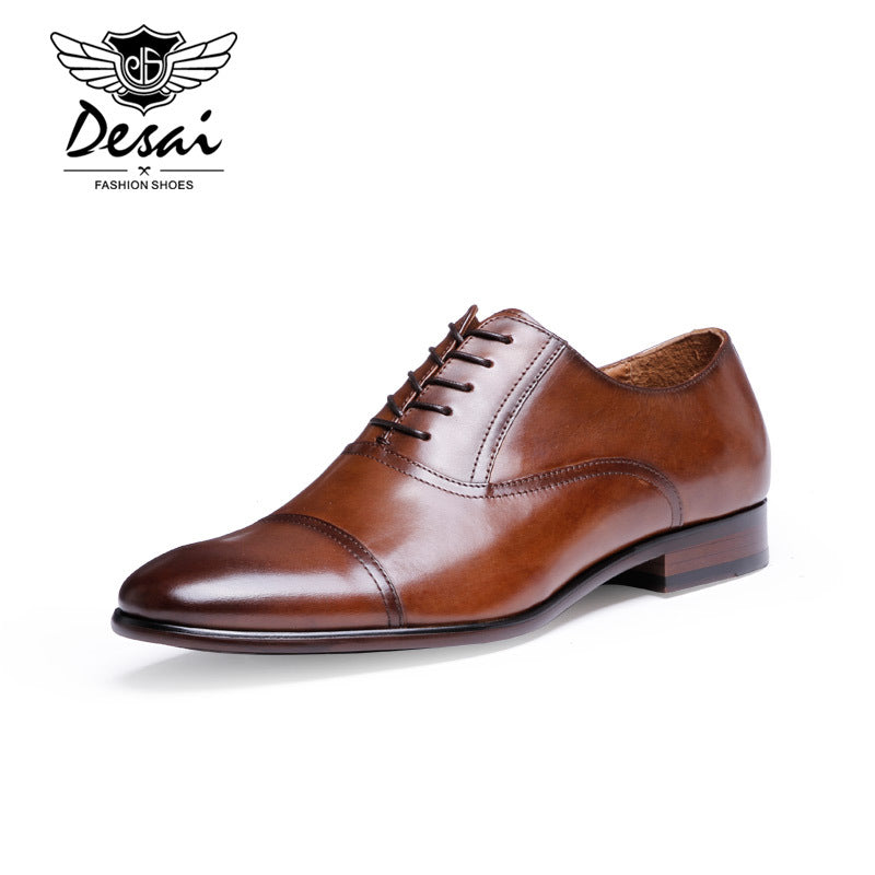 Men's Classic Formal Hand-rub Color Craft Plus Casual Shoes