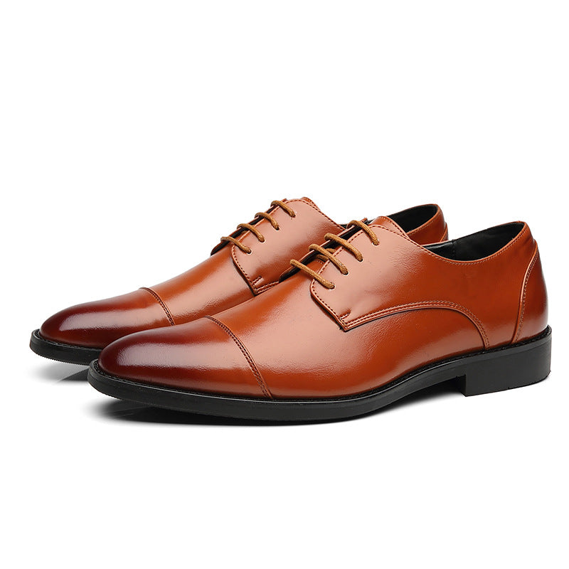 Men's Business Formal Wear British Extra Large Leather Shoes