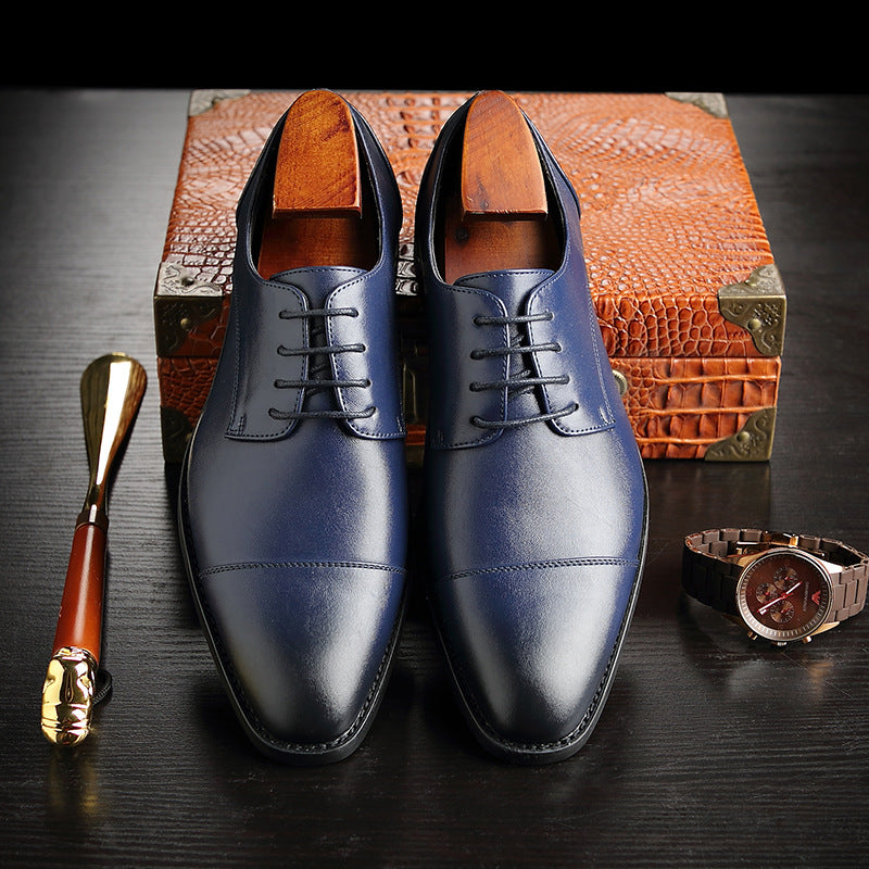 Men's Business Formal Wear British Extra Large Leather Shoes
