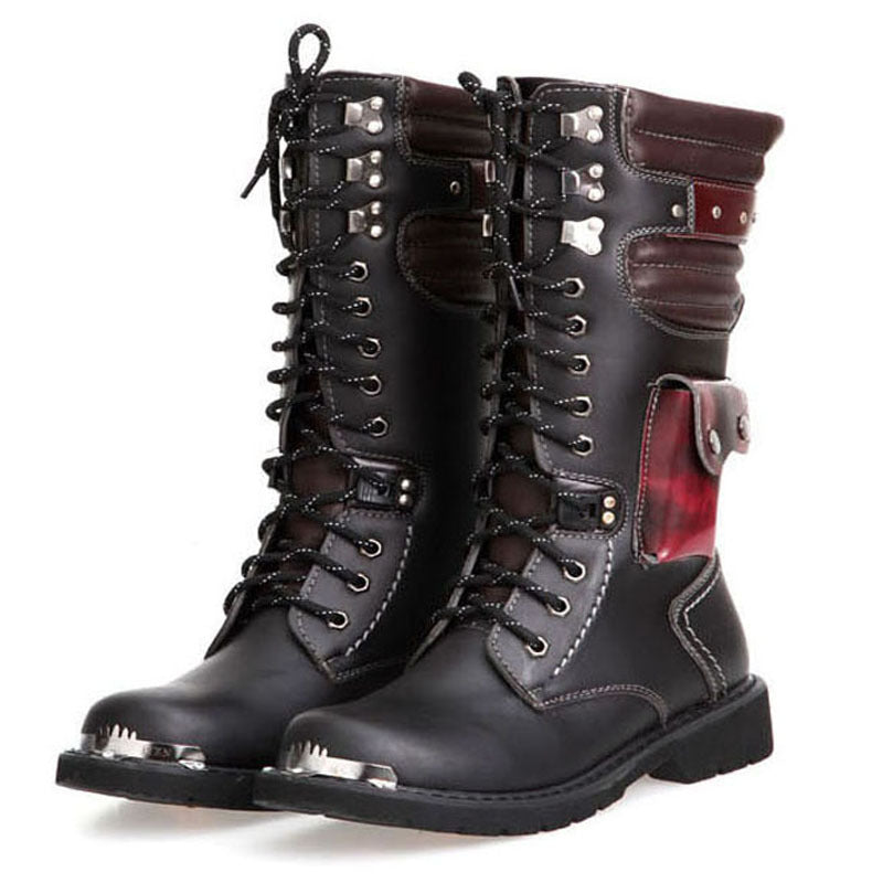 Charming Tide High Military Martin Platform Boots
