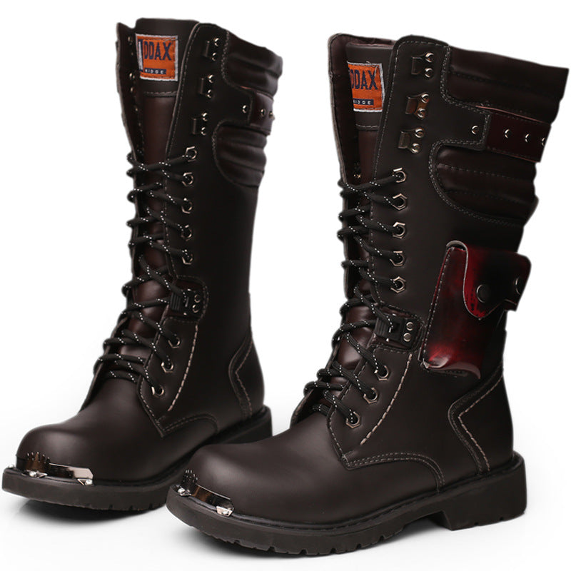 Charming Tide High Military Martin Platform Boots