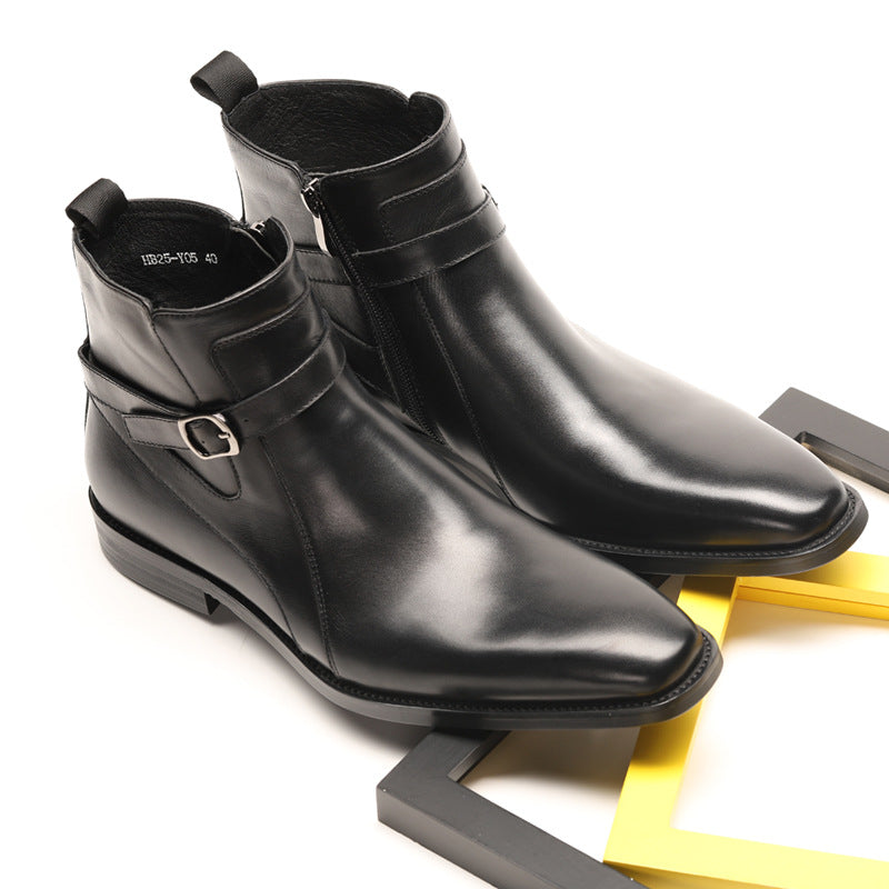 Men's Martin British Chelsea Top Layer Cowhide Boots