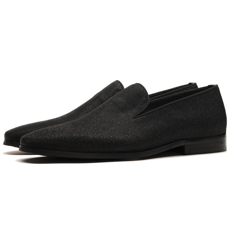 Men's Retro Trendy Beanie Male Youth Simple Leather Shoes