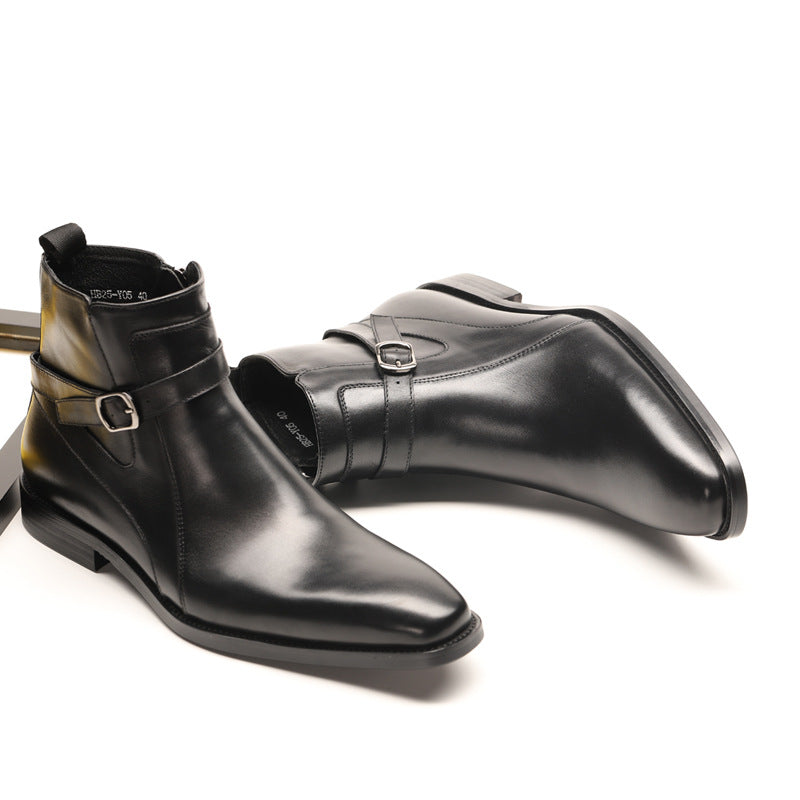 Men's Martin British Chelsea Top Layer Cowhide Boots