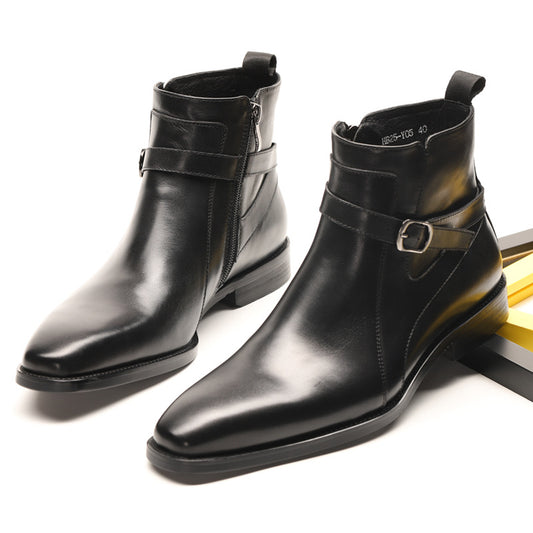 Men's Martin British Chelsea Top Layer Cowhide Boots