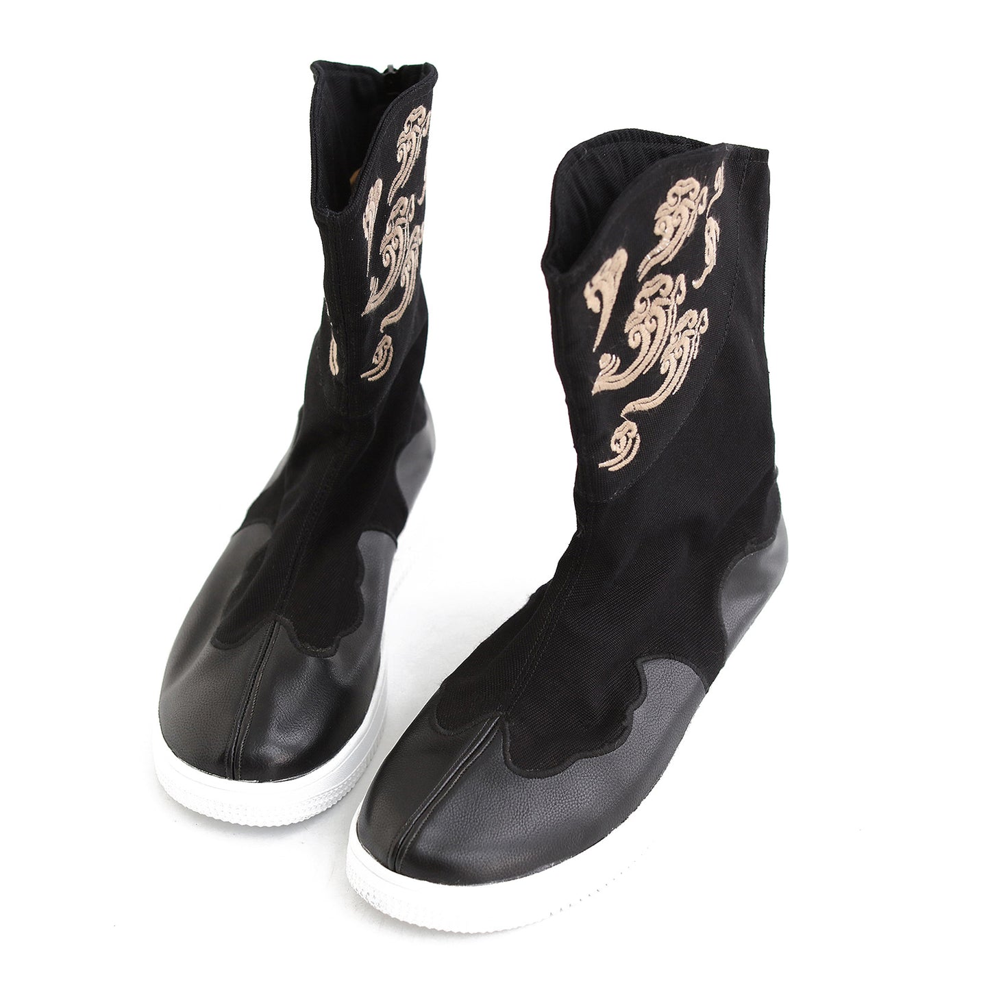 Men's Chinese Artistic Style Embroidered Short Cloth Boots