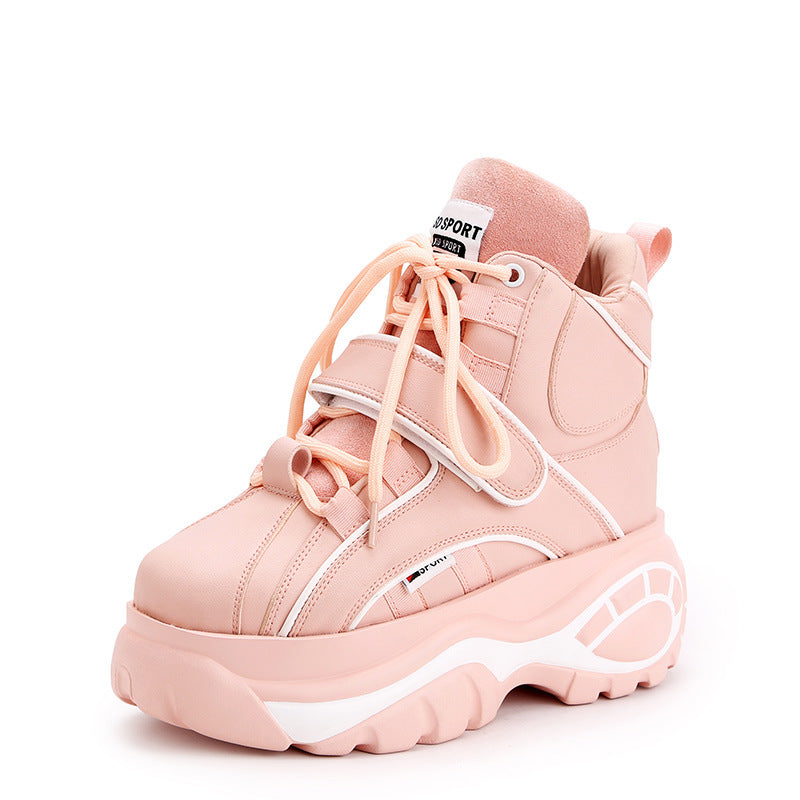 Women's Autumn Sports Trendy Daddy Height Increasing Men's Shoes