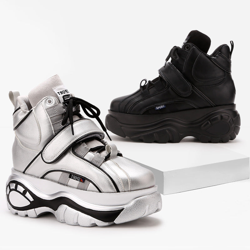 Women's Autumn Sports Trendy Daddy Height Increasing Men's Shoes