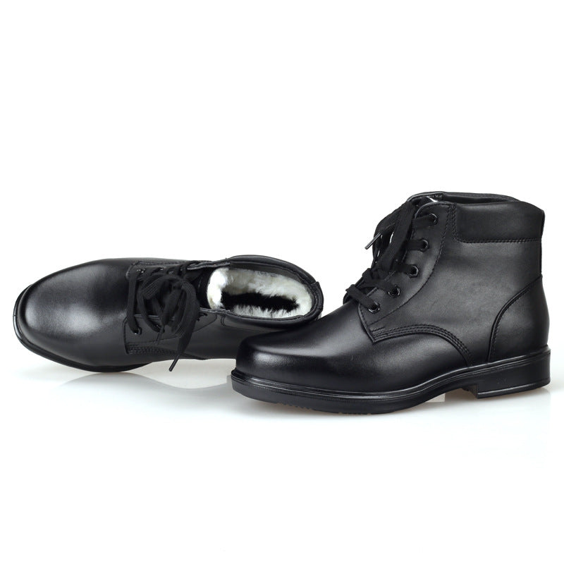 Men's Soldier Veet Winter Warm Thickened Wool Boots