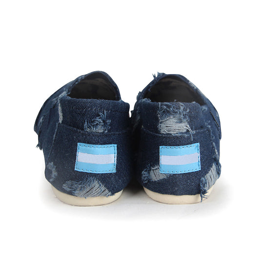 Pedal Thomas Lazy Cloth Linen Solid Canvas Shoes