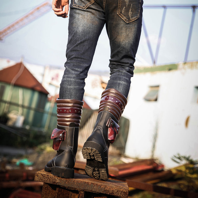 Men's High Extra Large Riding Model Boots