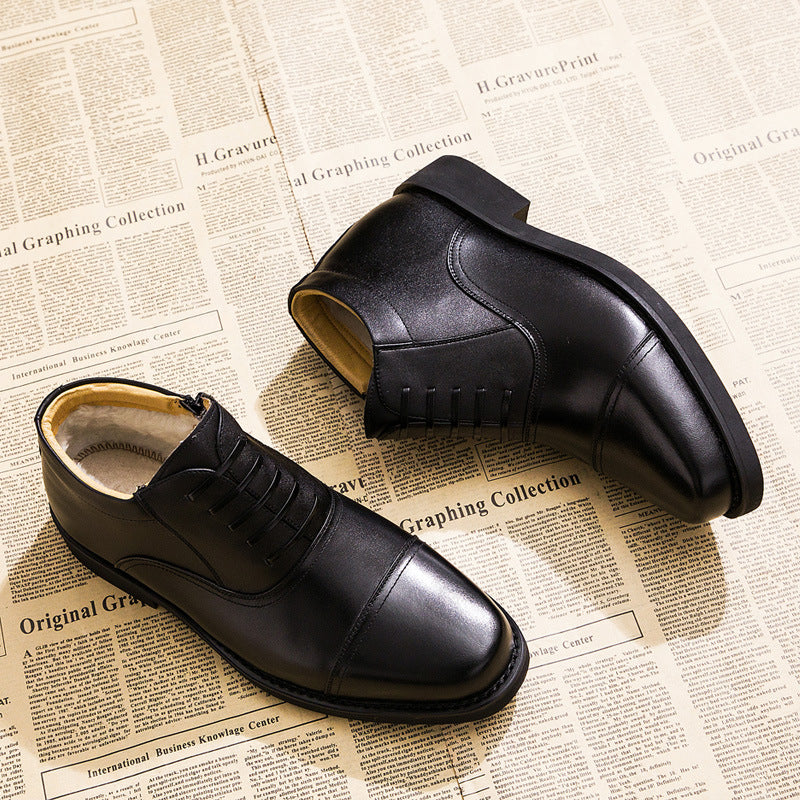 Men's Joint Wool Cotton Veet Short Business Men's Shoes