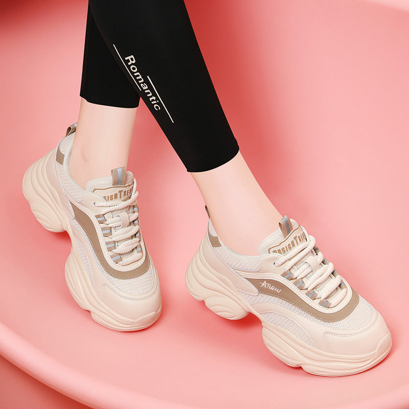Women's Dad Thick Bottom Height Increasing Insole Women's Casual Shoes