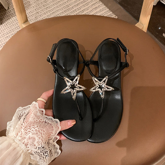 Women's Buckle With Clip Toe Chunky Fashion Heels