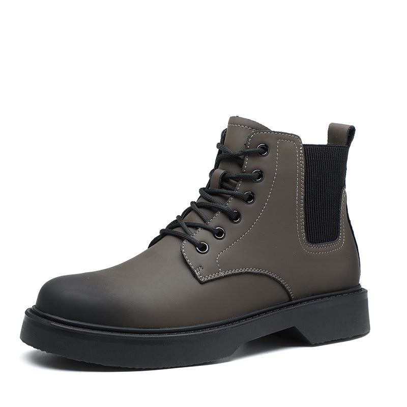Men's British Motorcycle Chelsea High Street Style Martin Boots