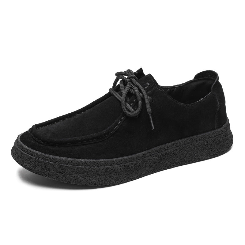 Men's Retro Suede Outdoor Trendy Green Fashion Casual Shoes