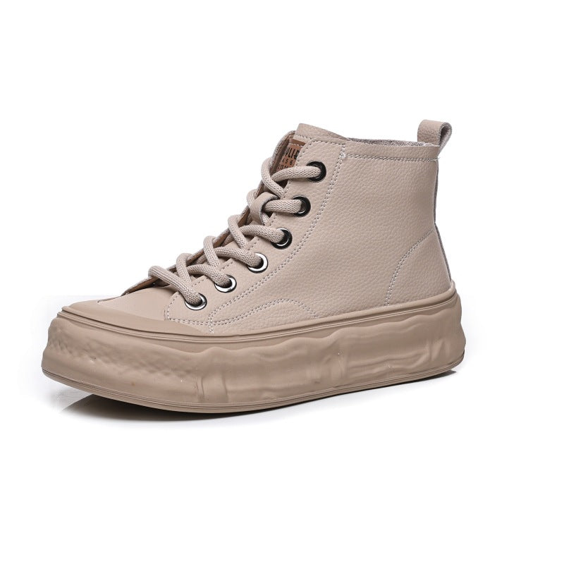 Women's Top White Genuine Made Korean Fairy Casual Shoes