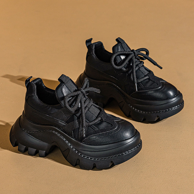 Women's Genuine Elevator Dad Thick Bottom Breathable Women's Sports Shoes