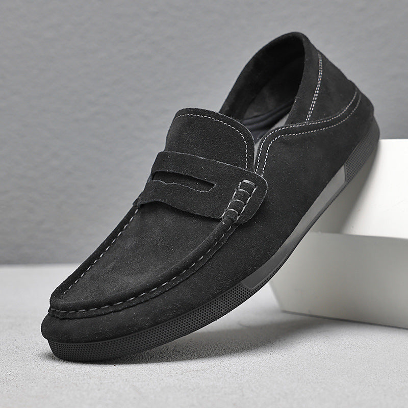 Men's Autumn Suede Soft Bottom Father Style Loafers