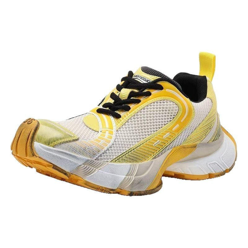Women's & Men's Breathable Platform Running Paris Couple Stapler Casual Shoes