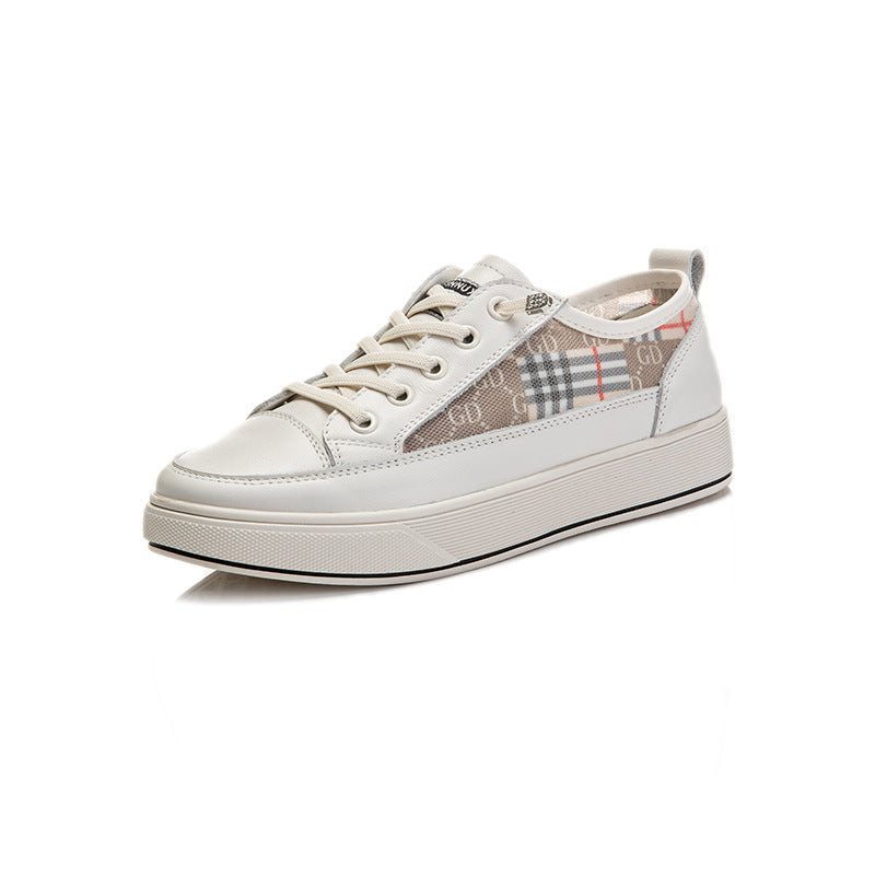 Cowhide Easy Wear Summer Breathable Mesh Sneakers