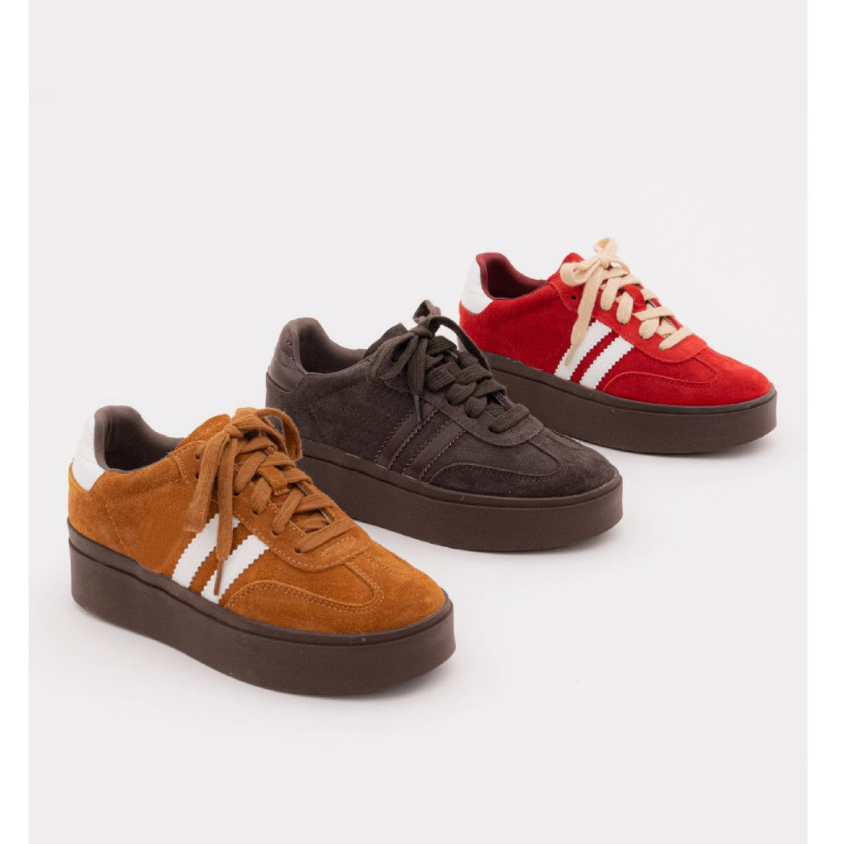 Women's Full Cowhide Retro German Training Genuine Autumn Platform Women's Sports Shoes