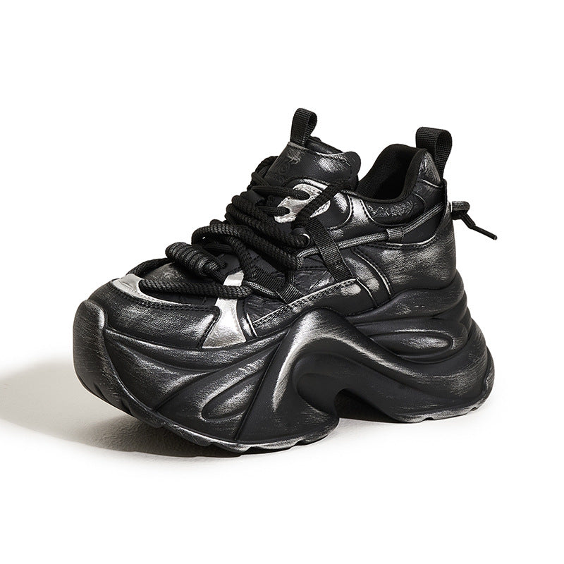 Women's & Men's Increasing Insole Dad Spring Versatile Platform Men's Shoes