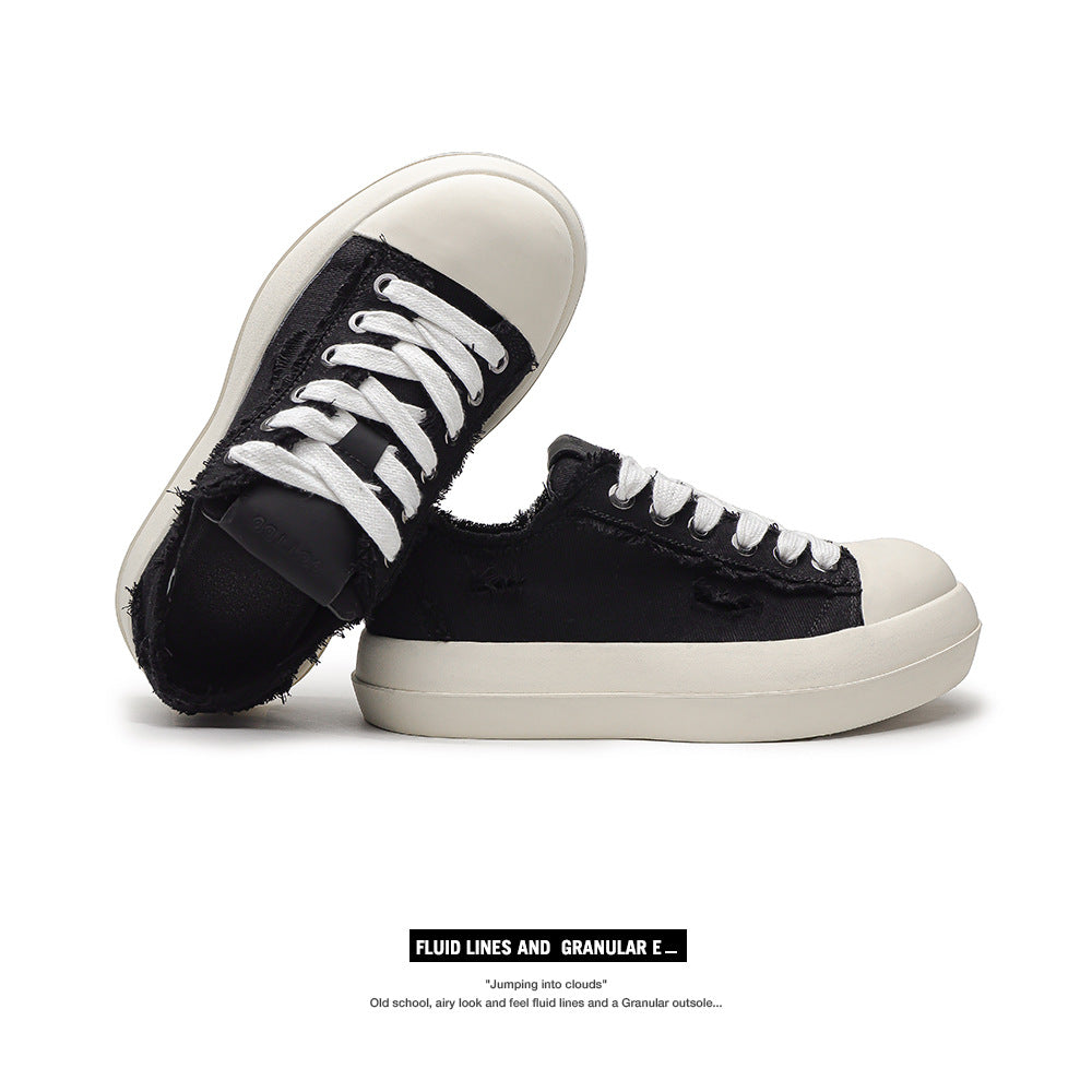Women's & Men's Platform Sports High Street Couple Big Head Sneakers