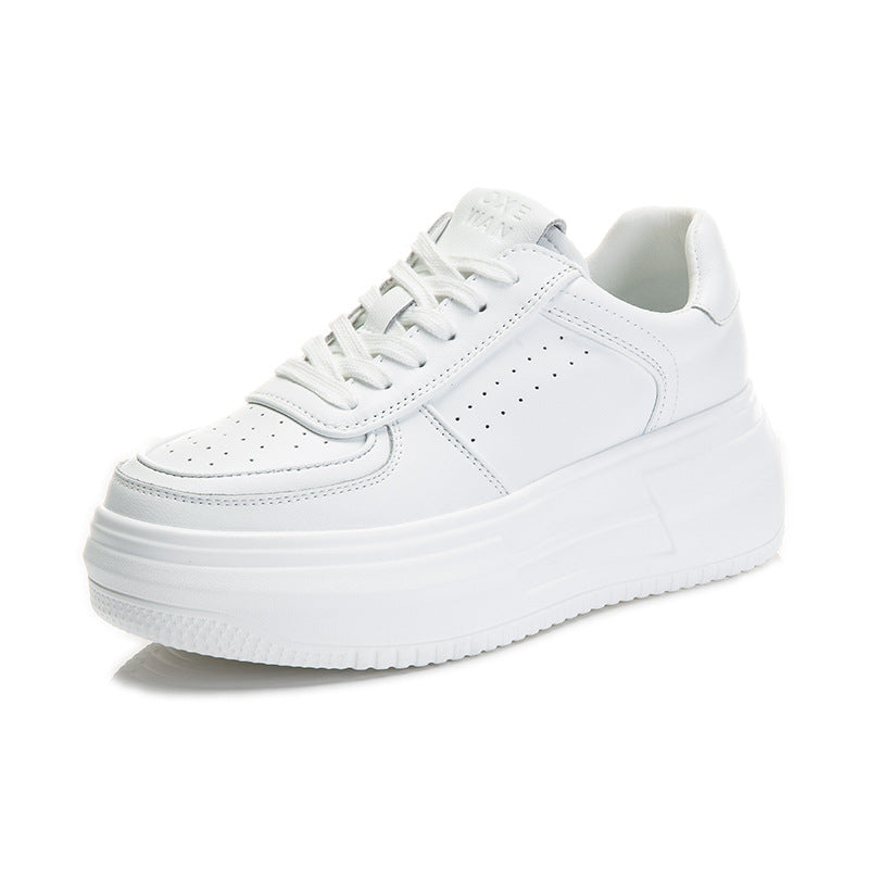 Women's Platform White Summer Sports Hight Increasing Casual Shoes