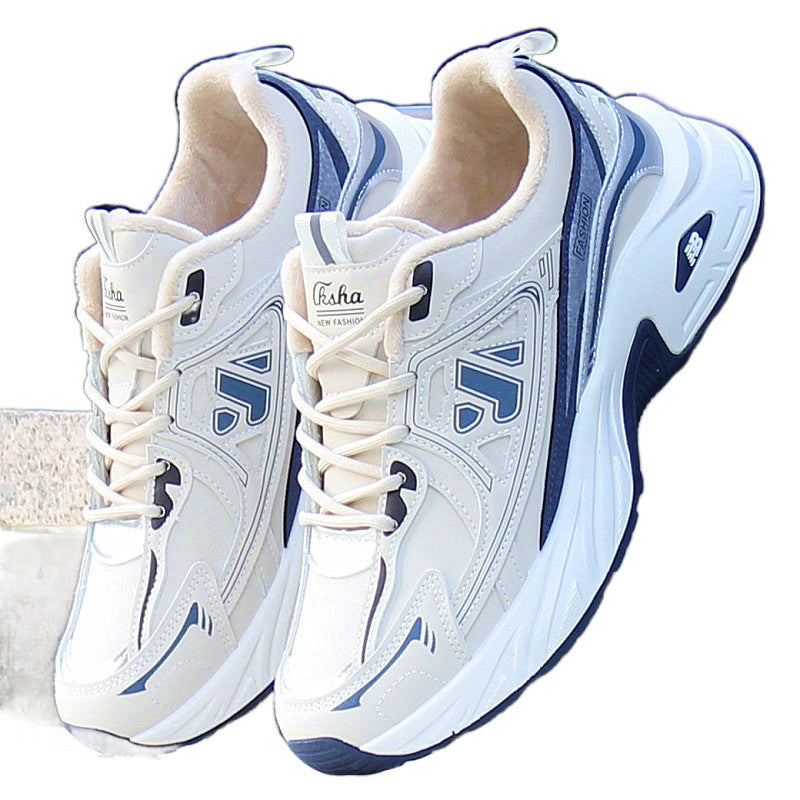 Men's Protection Fleece Thick Cotton Waterproof Deodorant Sneakers