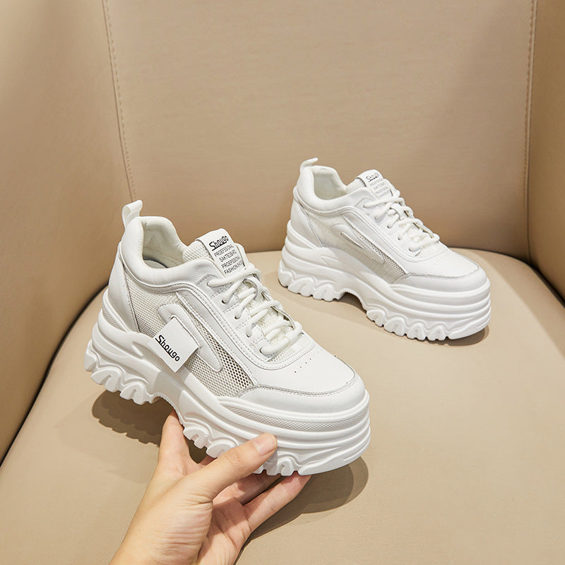 Women's Platform Height Increasing Insole Slip On Sneakers