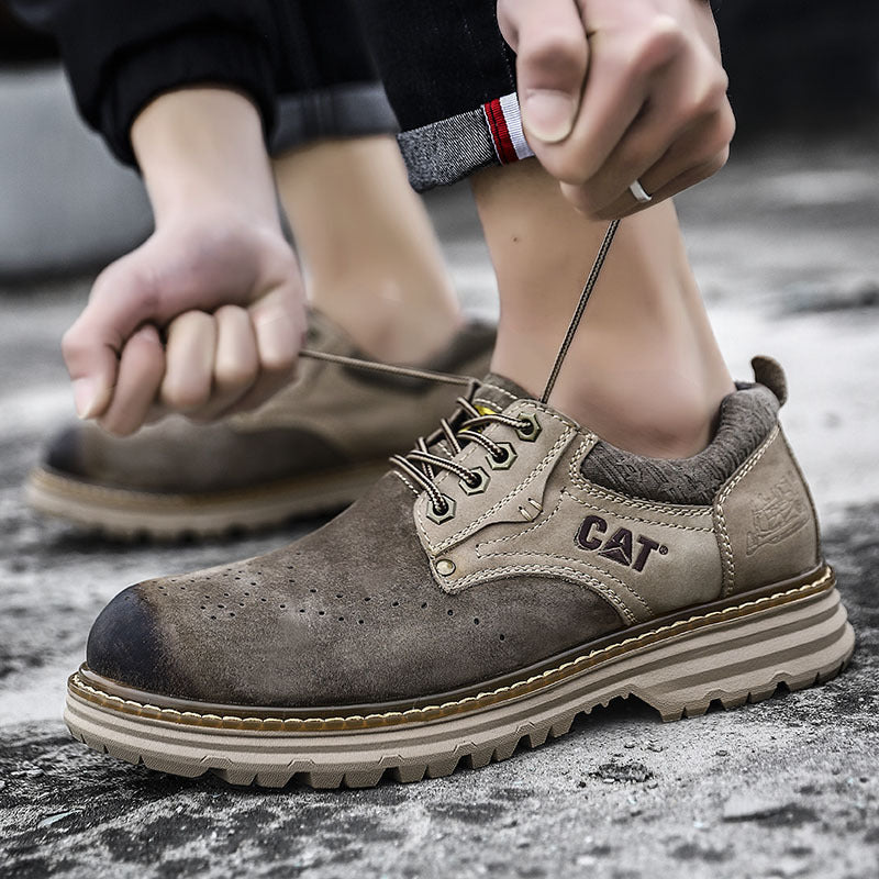 Men's Large Size Breathable Trendy Handmade Men's Casual Leather Shoes