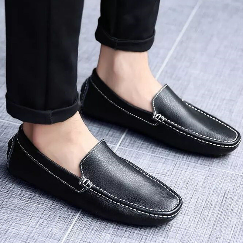 Men's Size White Summer Breathable Genuine Fashion Casual Shoes