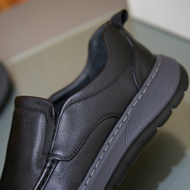 Men's Spring Slip-on Light Soft Comfortable Platform Men's Shoes