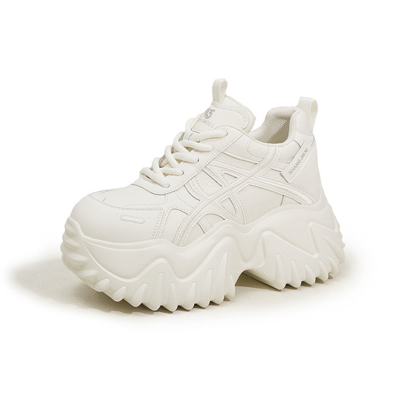 Women's Dad Spring Fashionable Small Height Increasing Women's Sports Shoes