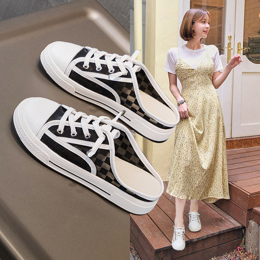 Women's Summer Round Toe Outer Wear Lazy Casual Shoes