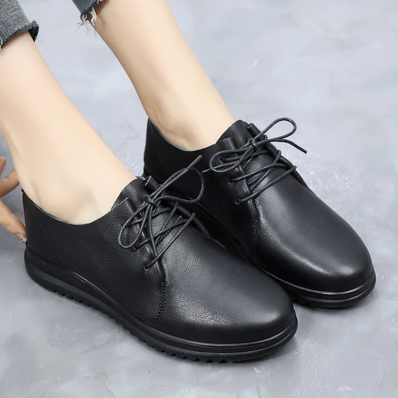 Women's Spring First Layer Pumps Comfortable Soft Bottom Flat Women's Casual Shoes