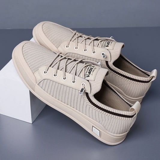 Men's Bottom Breathable Mesh Surface Flying Woven Sneakers