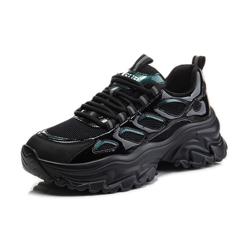Women's Spring Thick Bottom Heighten Runner Wild Casual Shoes
