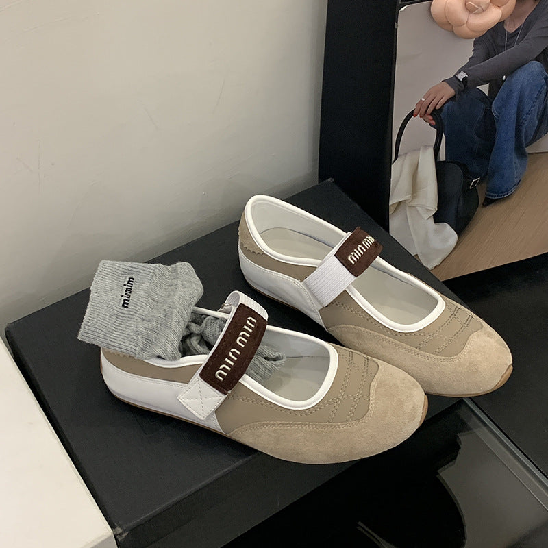 Women's Small Height Increasing Insole Vintage Mary Jane Women's Sports Shoes