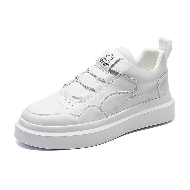 Men's Air Cushion Soft Bottom White Slip-on Fashion Trendy Casual Shoes
