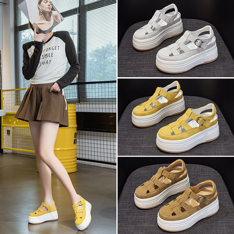 Women's Summer Comfortable Platform Height Increasing Leisure Men's Shoes