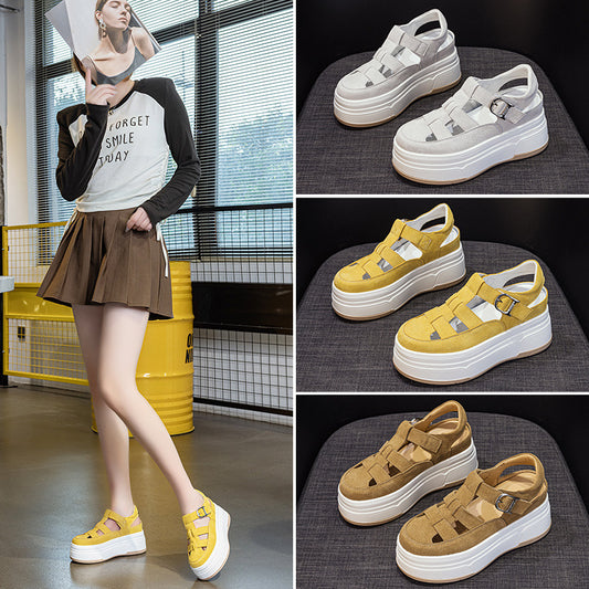Women's Summer Comfortable Platform Height Increasing Leisure Men's Shoes