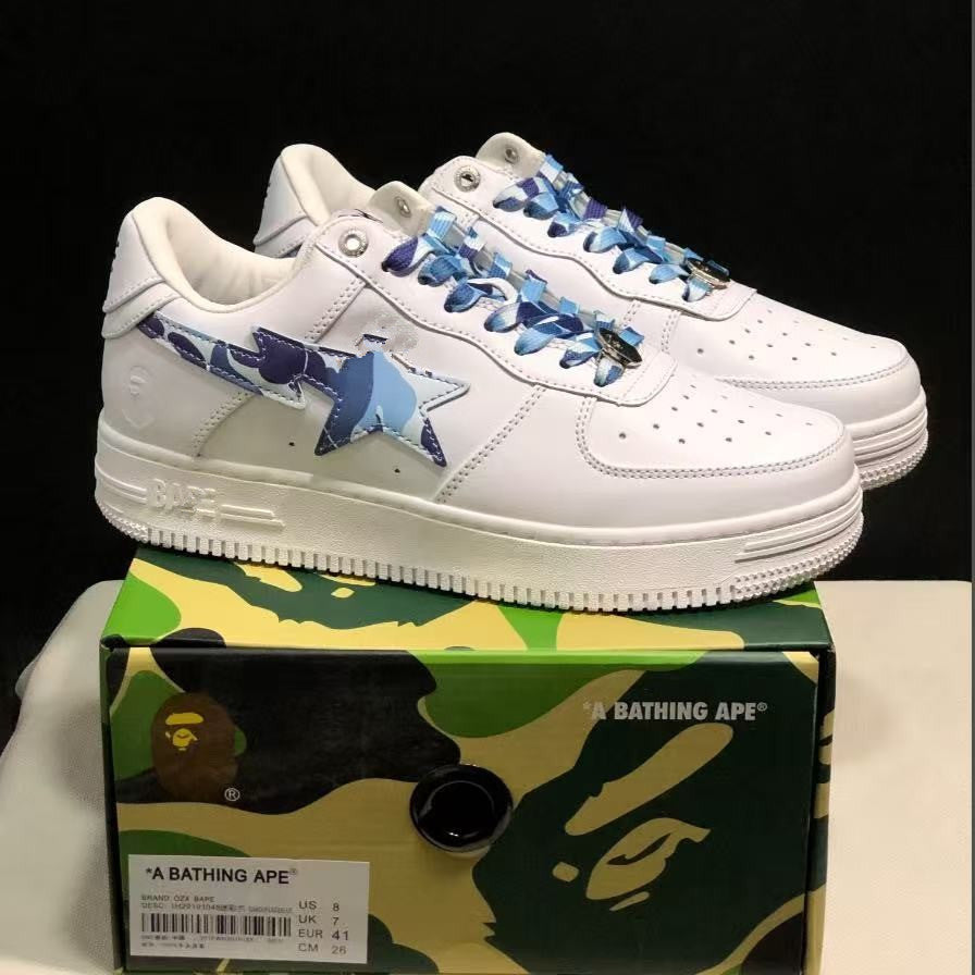 Women's & Men's Head Air Force Joint Name Black White Panda Warrior Men's Board Shoes