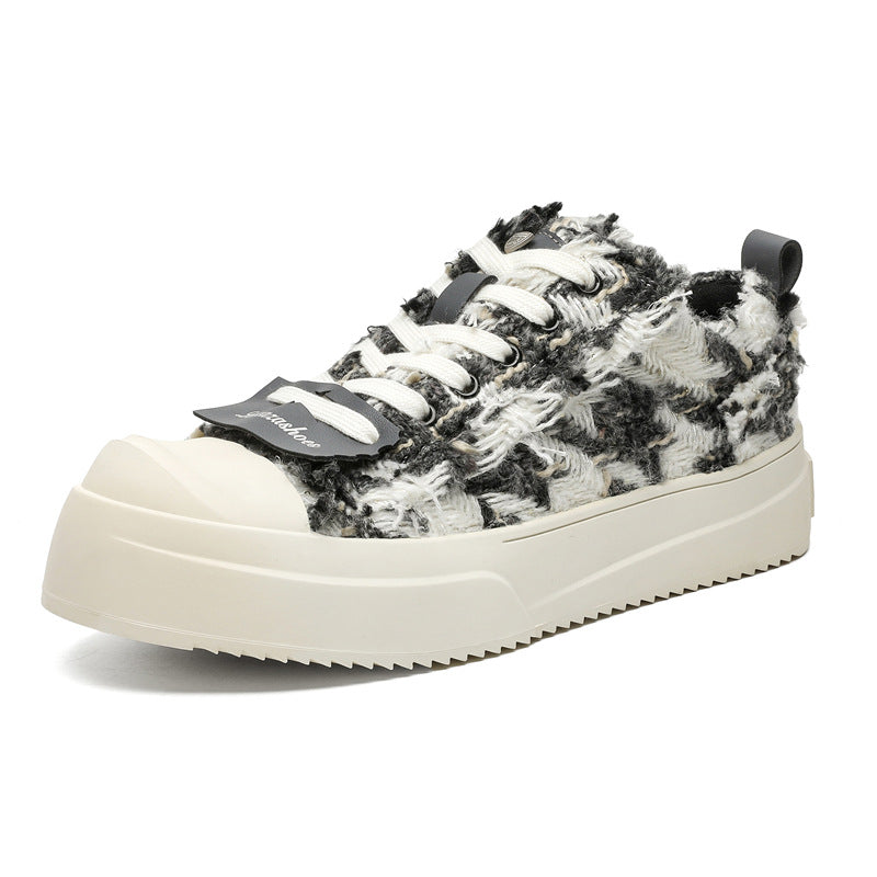 Women's & Men's Classic Style Niche Design Couple Board Canvas Shoes