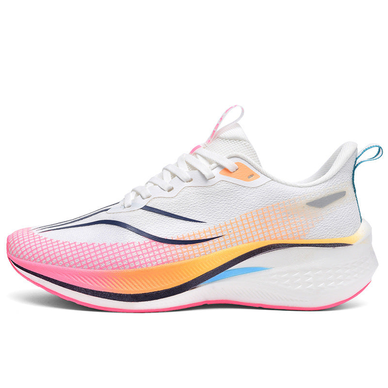 Men's Mesh Red Rabbit Carbon Plate Couple Sneakers