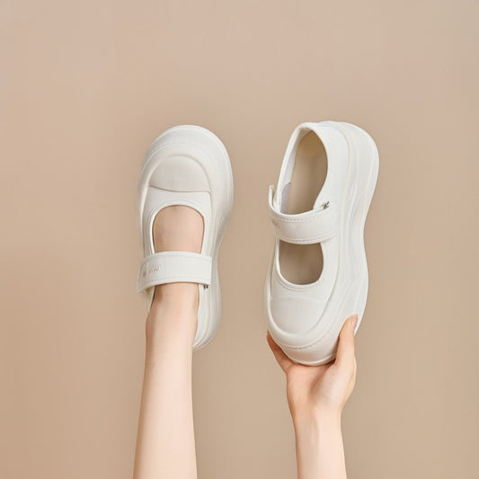 Women's Height Increasing Velcro Mary Jane Summer Casual Shoes
