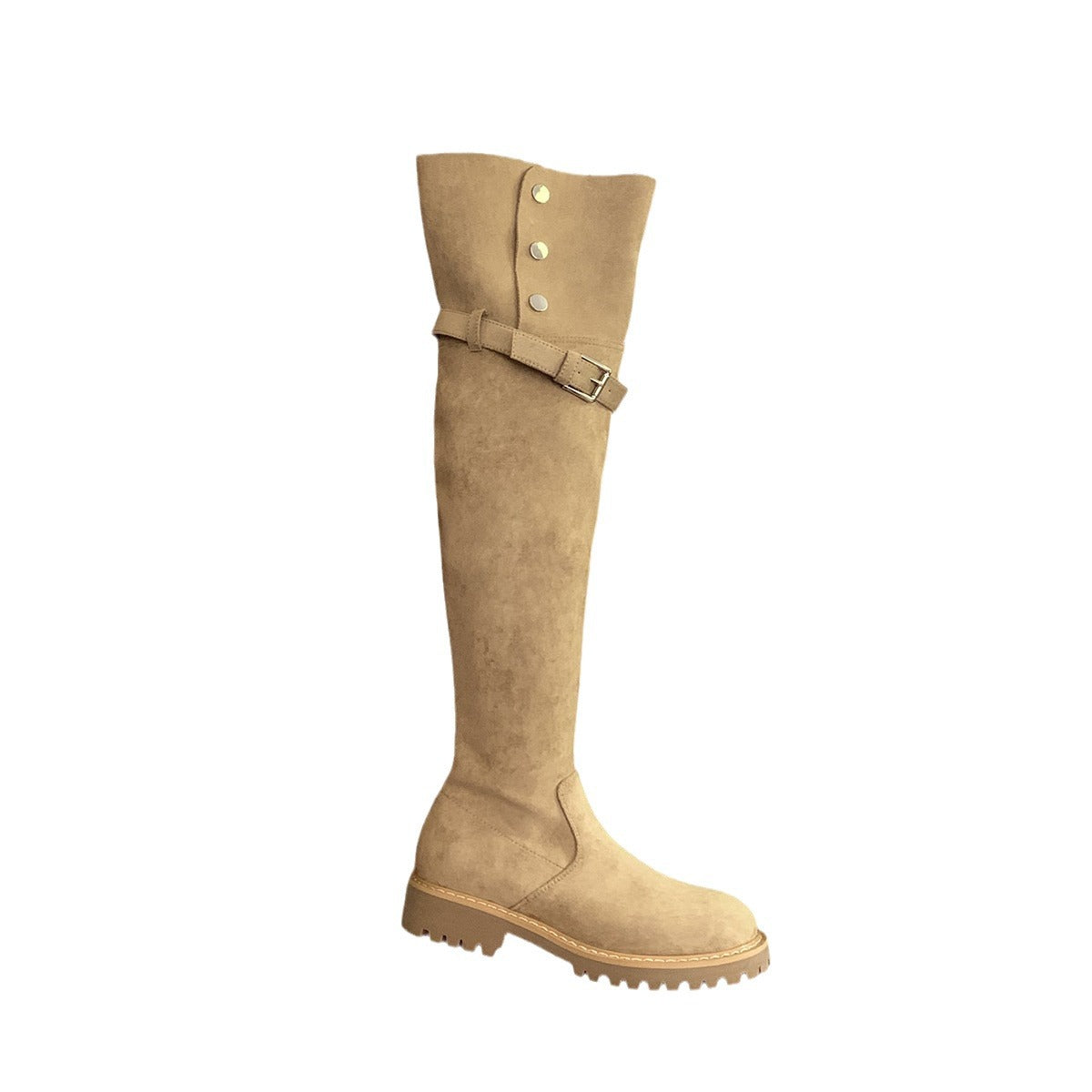 The Knee Knight Thick Bottom Fleece-lined Boots