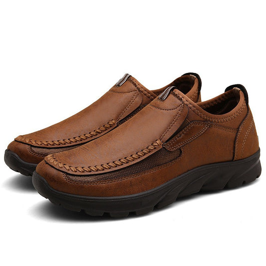 Men's Beautiful Plus Size Outdoor Slip-on Leather Shoes