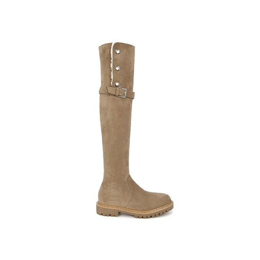 Women's Grape Mom Thickened Warm Thick Bottom Fashion Snow Boots